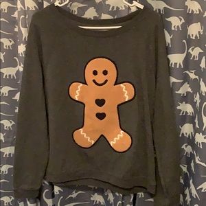 Grey gingerbread sweatshirt